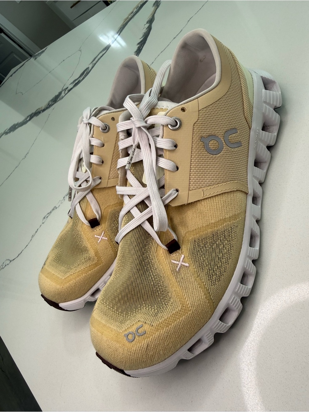 On Cloud X 3 Savannah Frost Women's Running Shoes Size 7.5